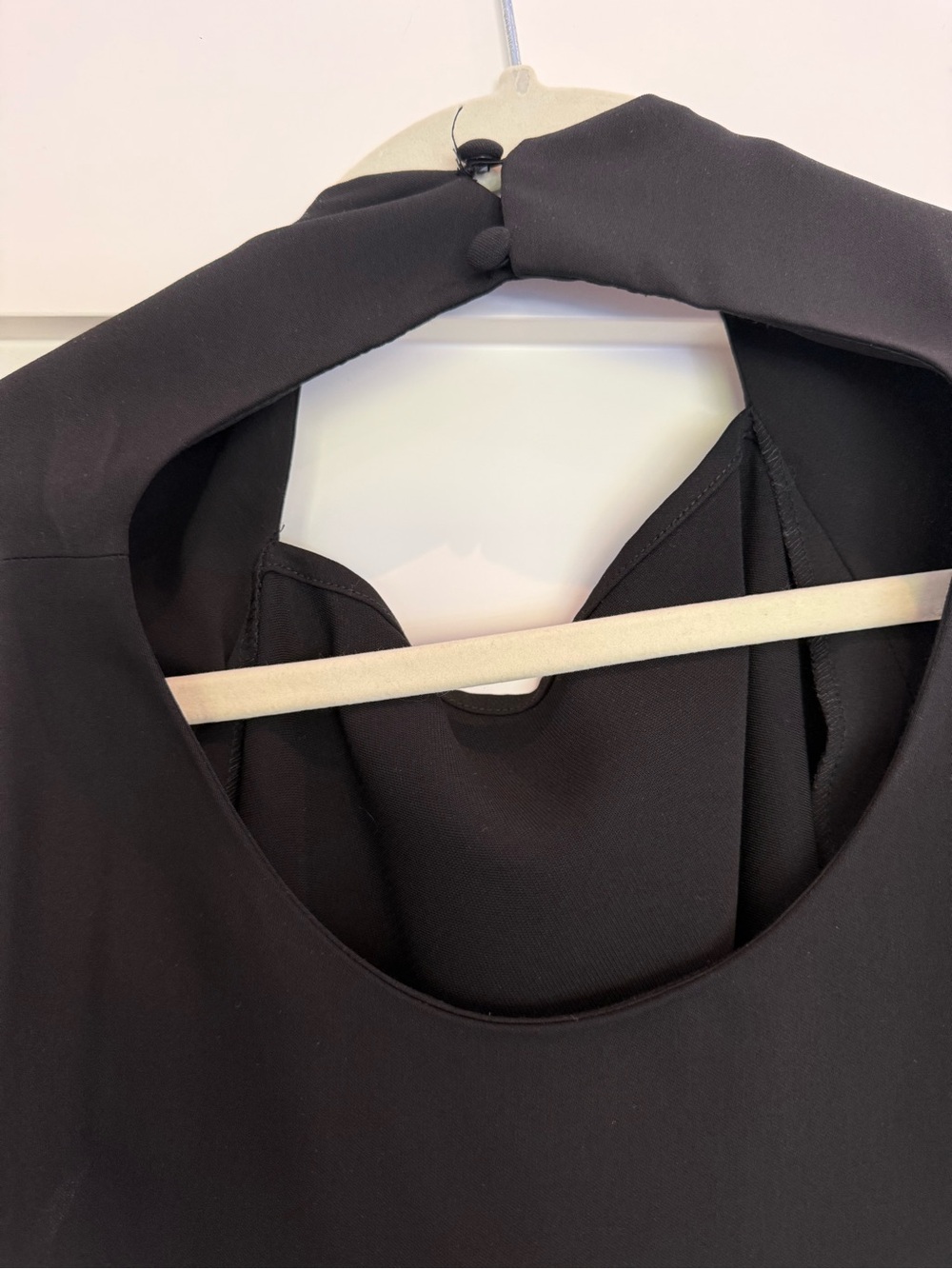 LOFT Black Sleeveless High-Low Ruffle Dress - Picture 4 of 4